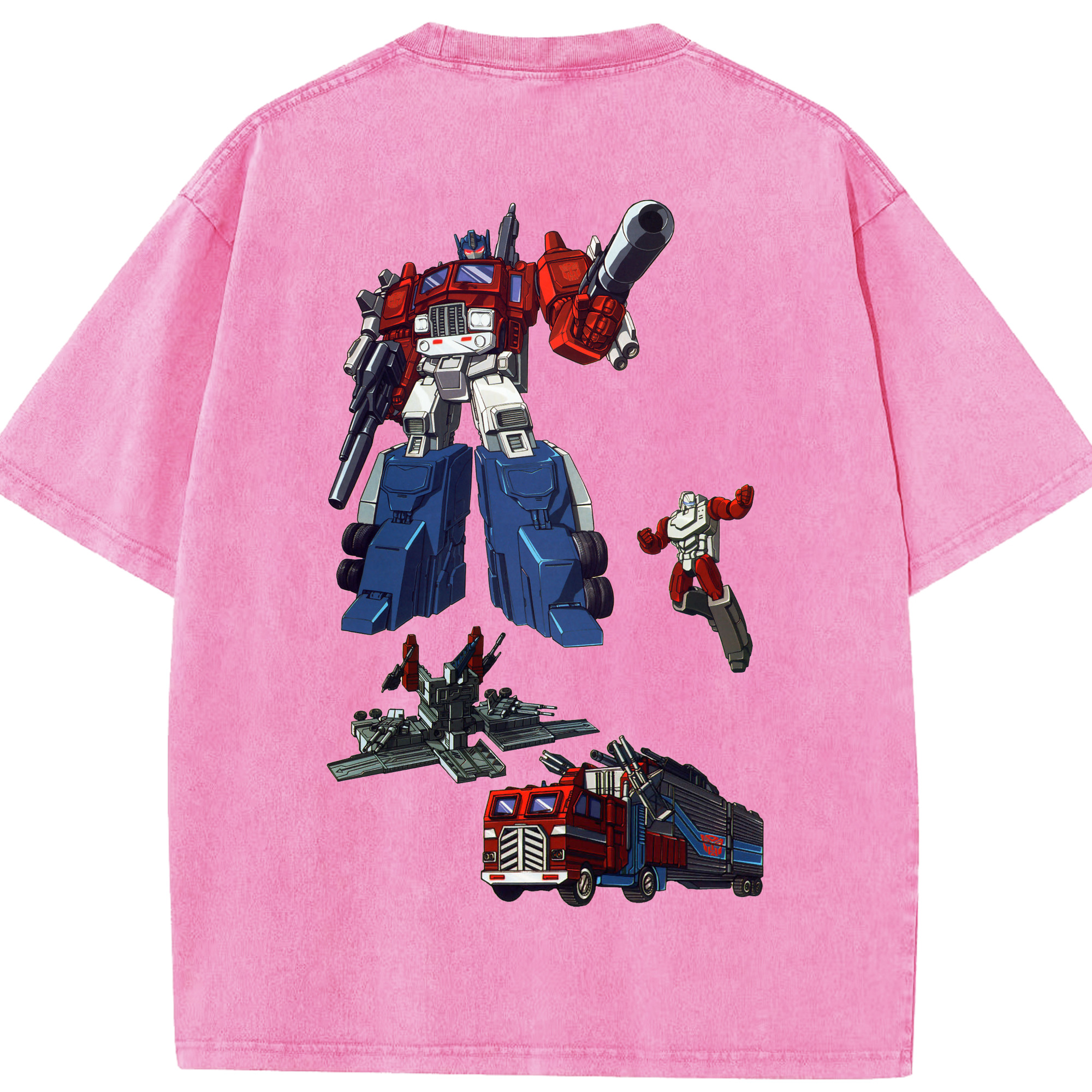 （画像用）  綿100% ヴィンテージ風 半袖Tシャツ（背面プリント）
